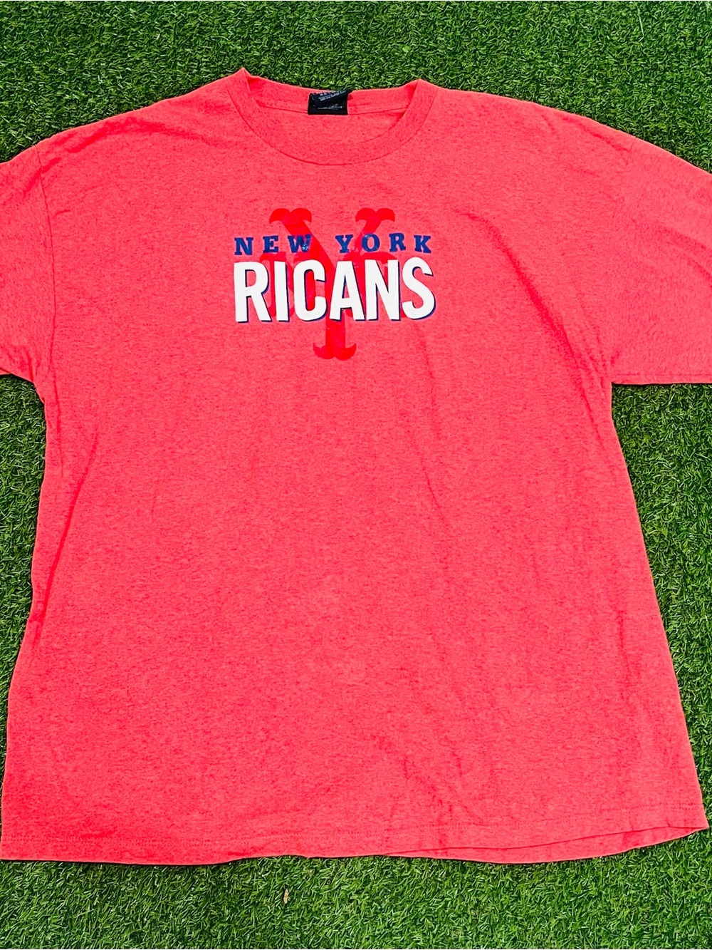 Vintage 2003 Rare New York Ricans Puerto Rican Day Parade Red T-Shirt Size 2XL💎